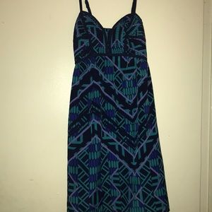 Aztec print dress